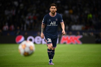 Messi, quase descartado para o Brest. AFP
