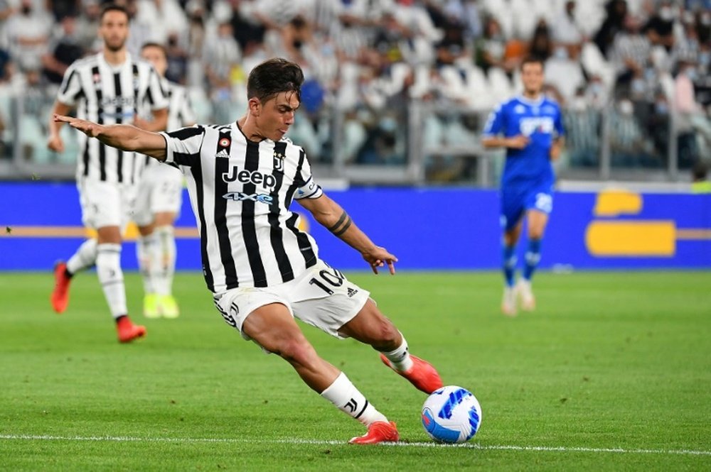 Juventus quer antecipar renovação de Dybala para essa semana. AFP