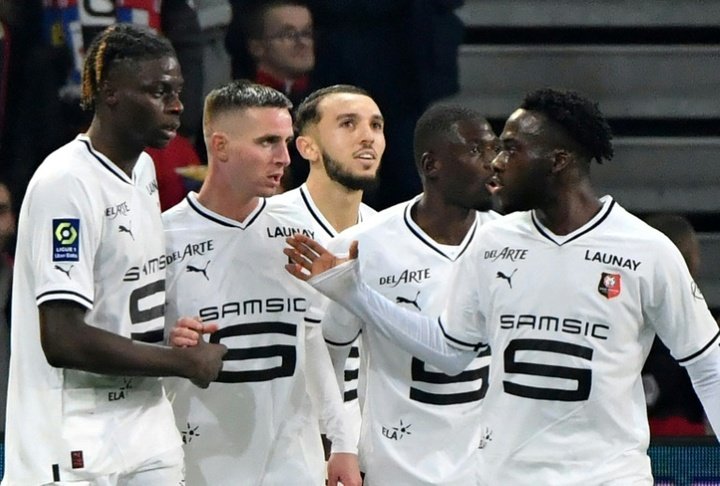El Lille y el Rennes empataron. AFP