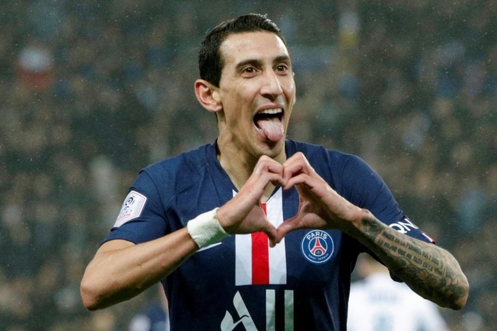 VIDEO: Angel Di Maria's stunning brace against Angers in 2017. AFP