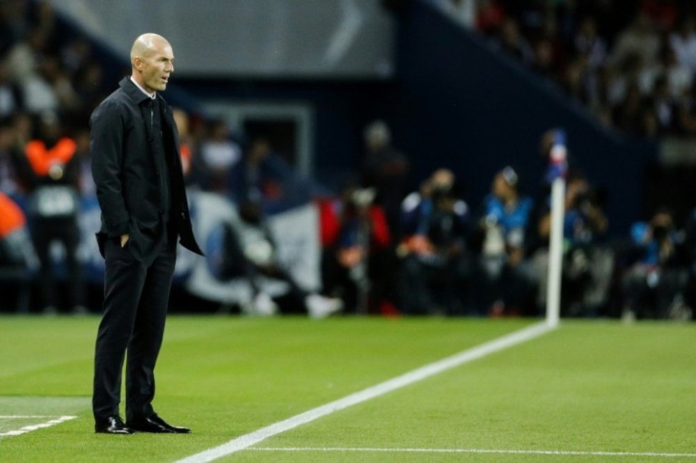 Zidane cree que faltó intensidad en París. AFP