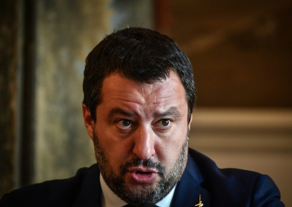 El ministro de Interior de Italia cargó contra el argentino. AFP
