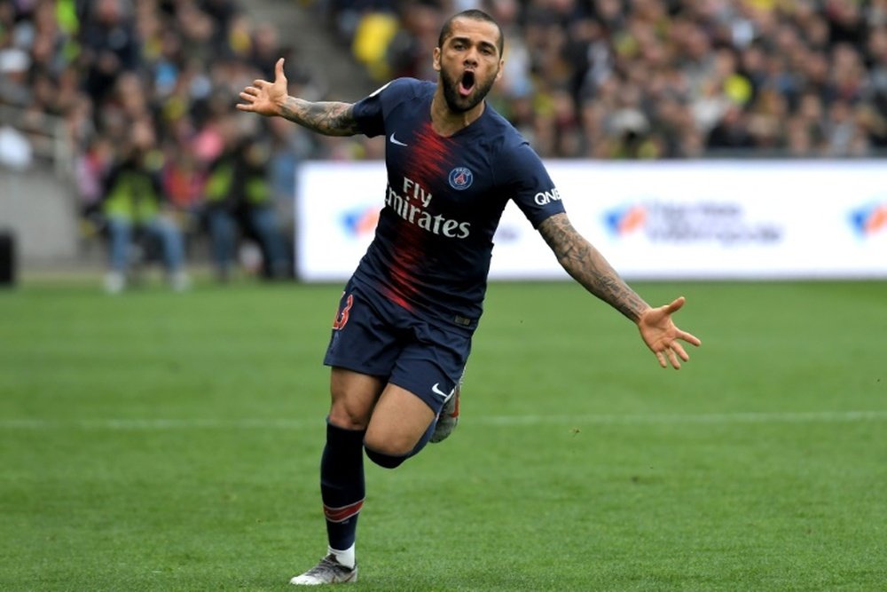 A Dani Alves le hacen hueco en el nuevo Inter. AFP