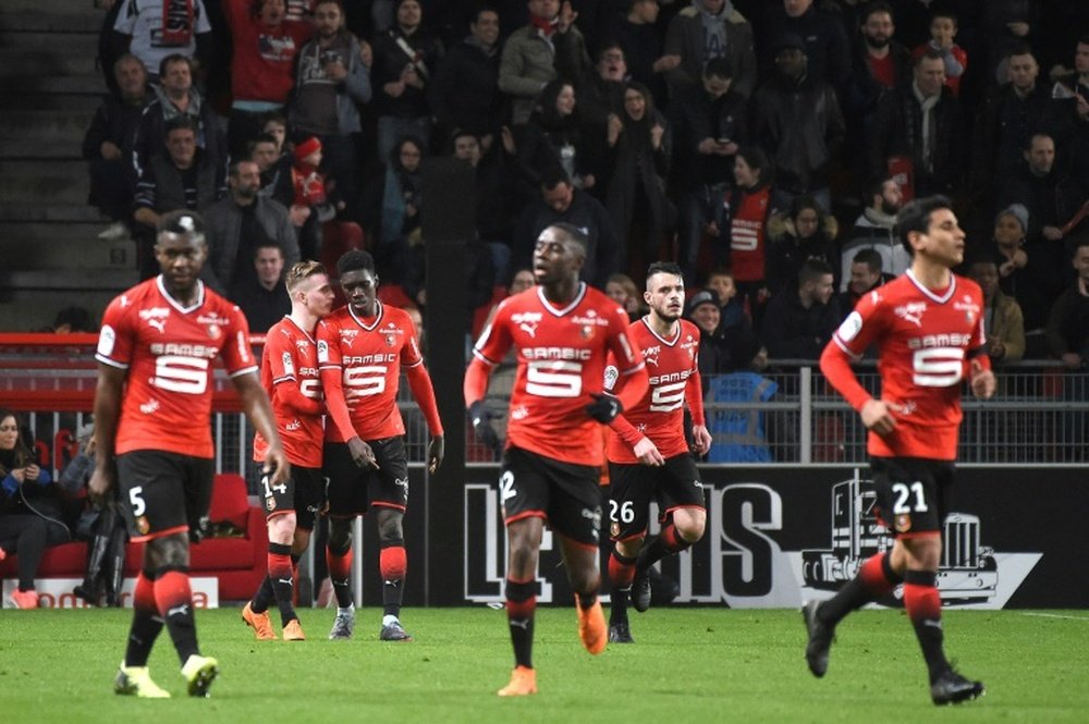 El Rennes está de enhorabuena. AFP