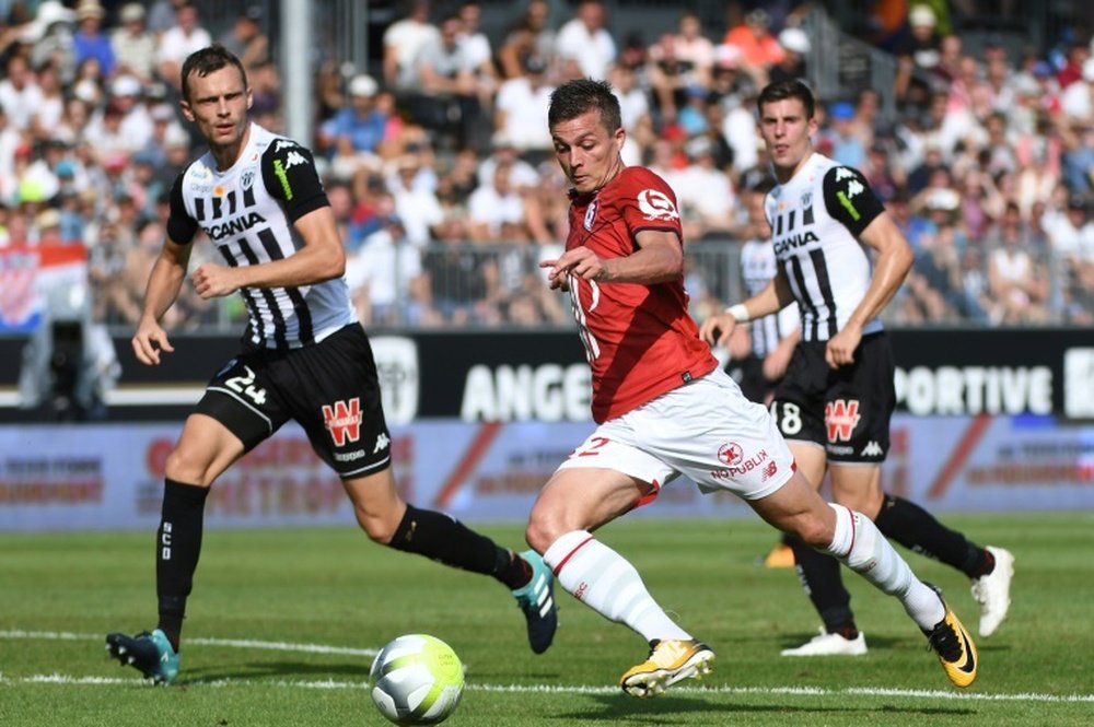 De Preville has joined Bordeaux from Lille. AFP