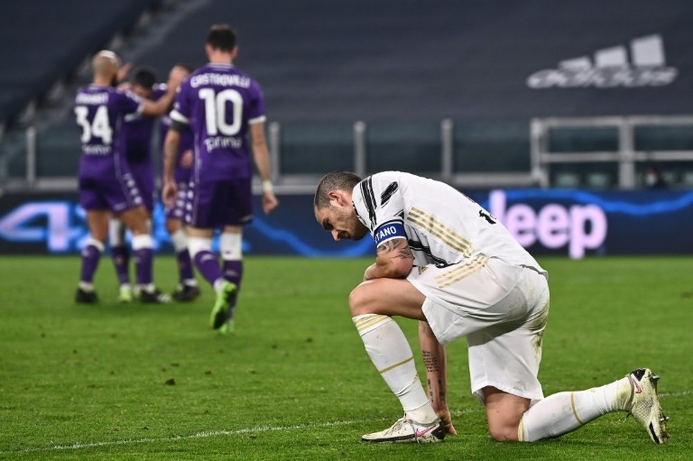 Bonucci analizó el pobre inicio de la temporada con la Juventus. AFP