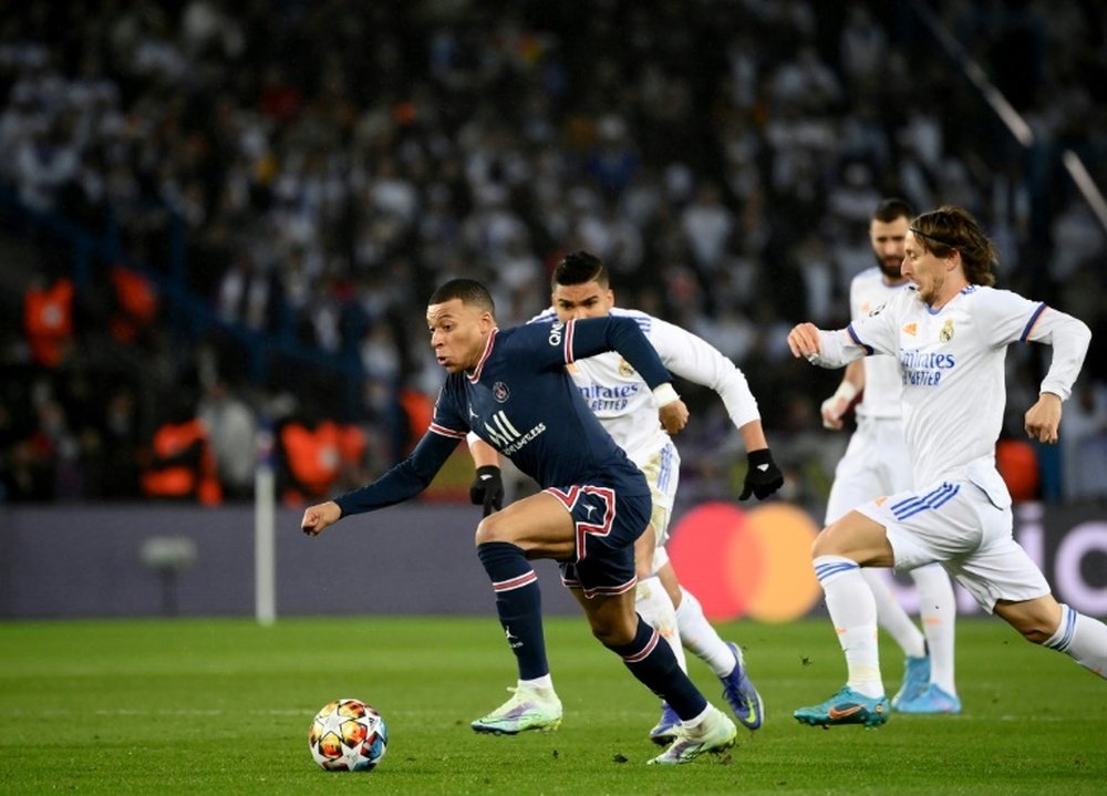 Modric discussed Mbappe deciding to stay at PSG. AFP