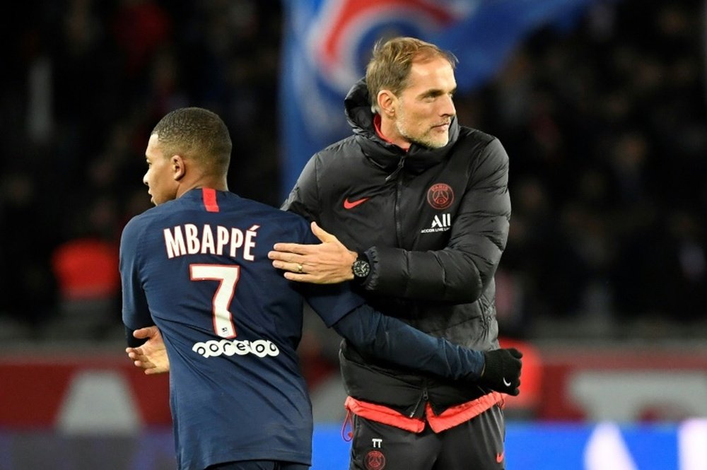 Mbappé y Tuchel tuvieron un nuevo encontronazo. AFP/Archivo