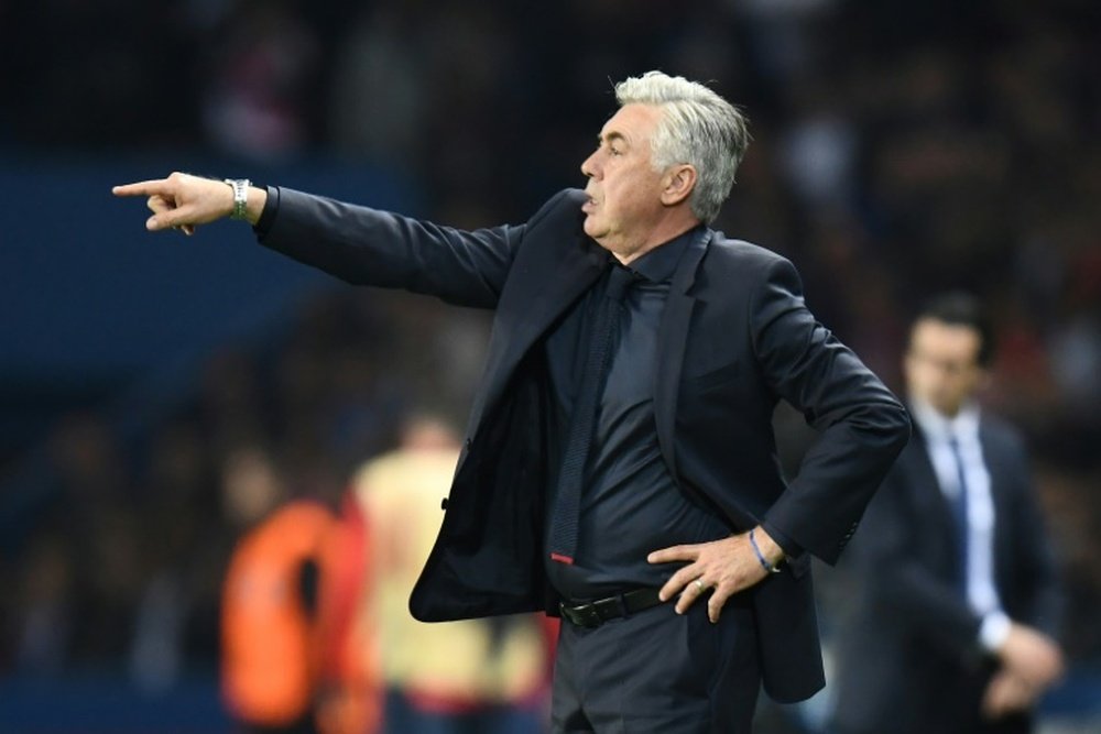 Carlo Ancelotti reconoció su admiración hacia Wenger. AFP/Archivo
