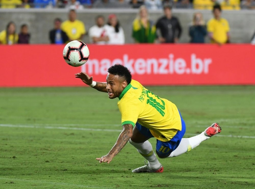 Ney a joué face à la Colombie et au Pérou. Instagram/NeymarJr