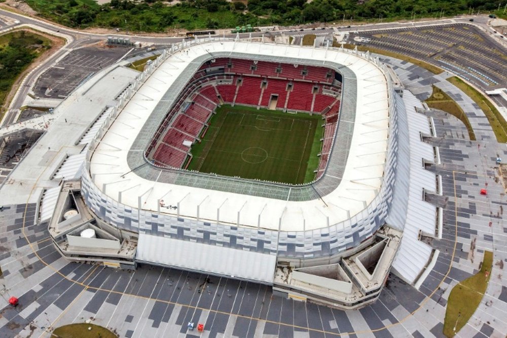 Arena Pernambuco será o palco do maior clássico sul-americano. AFP