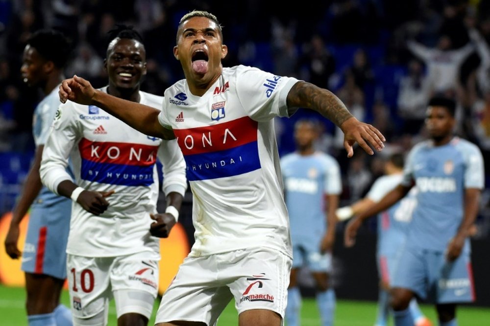 Mariano, Fekir et Depay forment le trio du moment en Europe. AFP