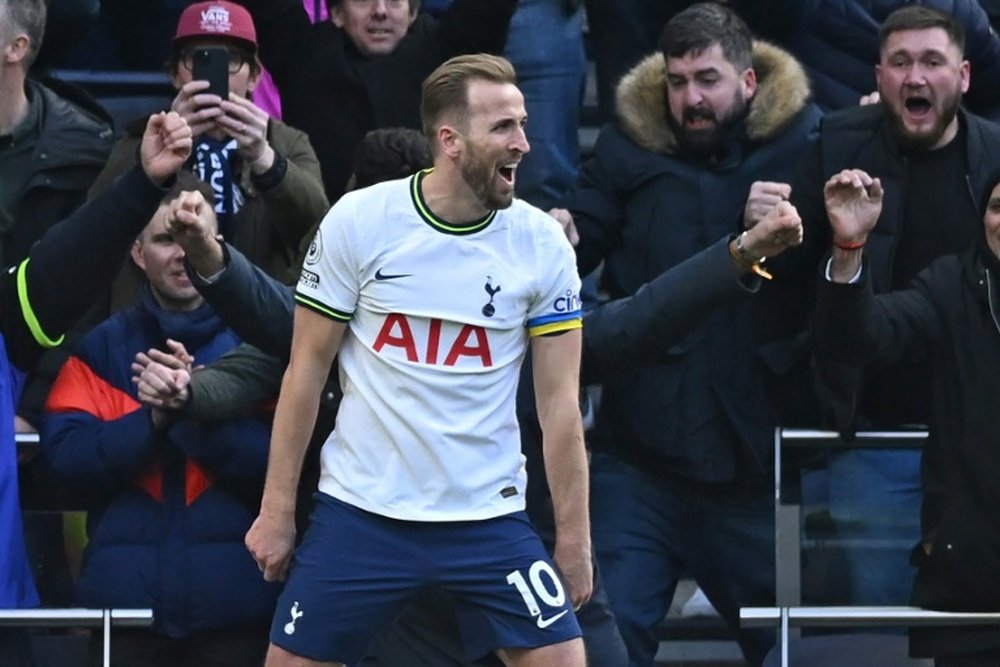 Kane's contract with Tottenham expires in 2024. AFP
