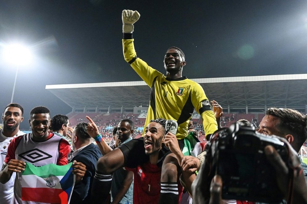 El héroe de Guinea Ecuatorial juega en España. AFP