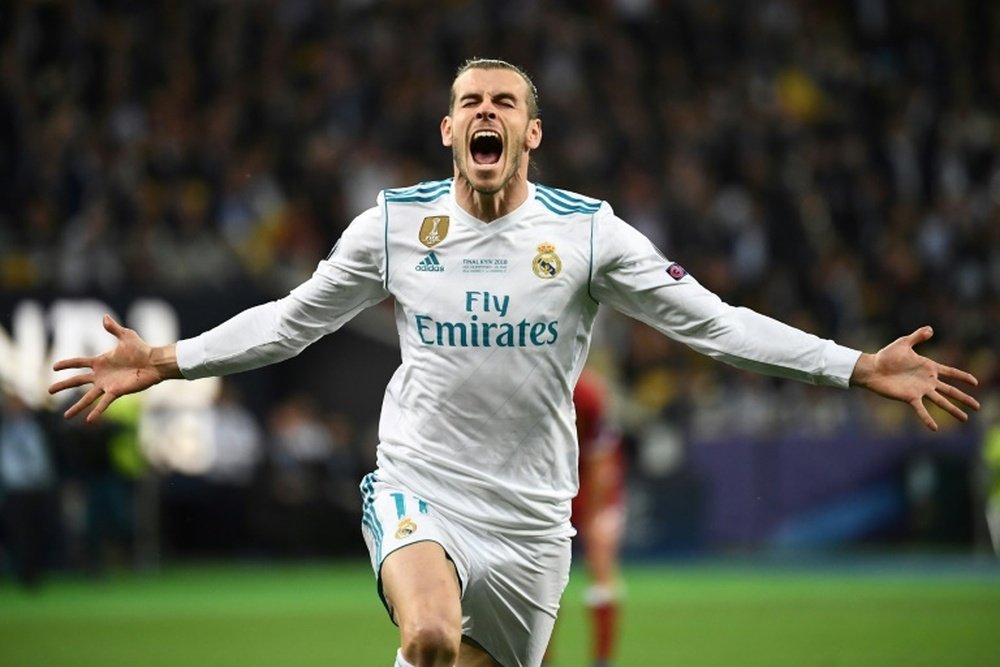 Gareth Bale congratulated Real Madrid. AFP