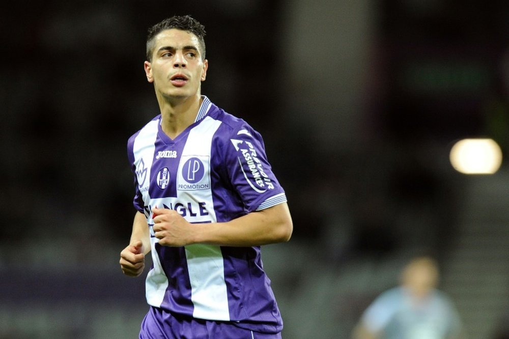 Ben Yedder in action for Toulouse. AFP