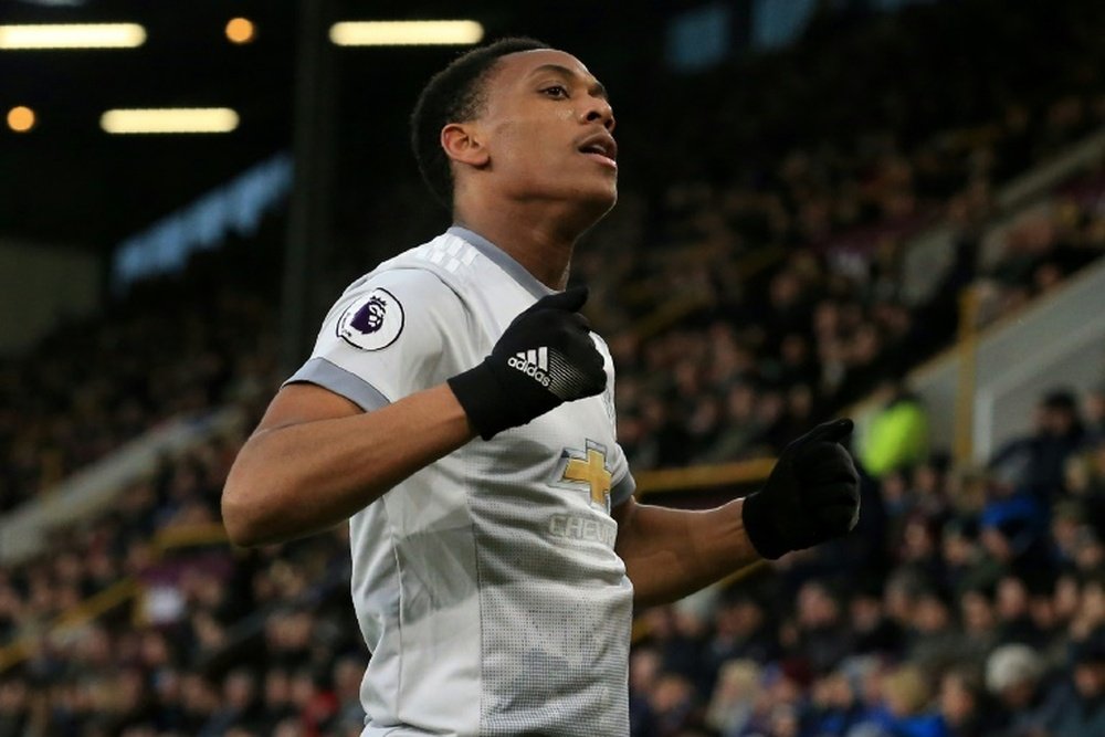 Martial has finally found some sort of consistency at Old Trafford. AFP