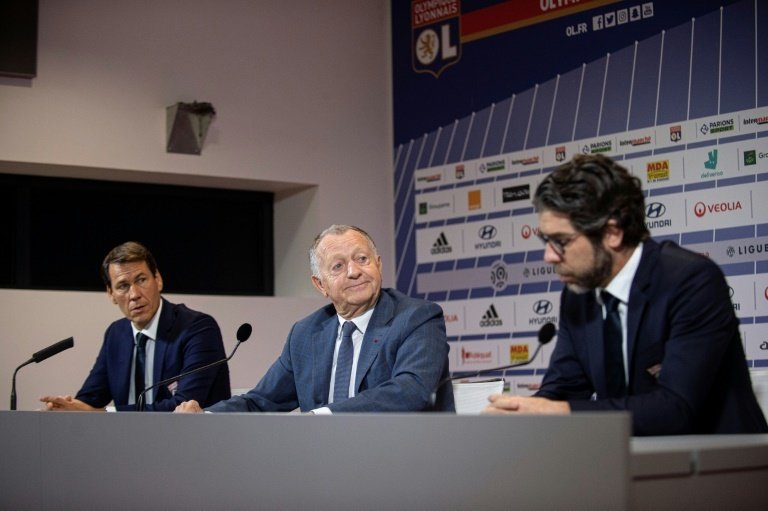 Le président de l’Olympique lyonnais plaide pour une saison blanche. AFP