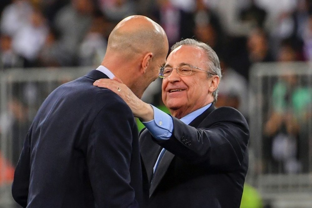 Zidane n'a pas voulu s'impliquer dans la controverse de la Superliga. AFP