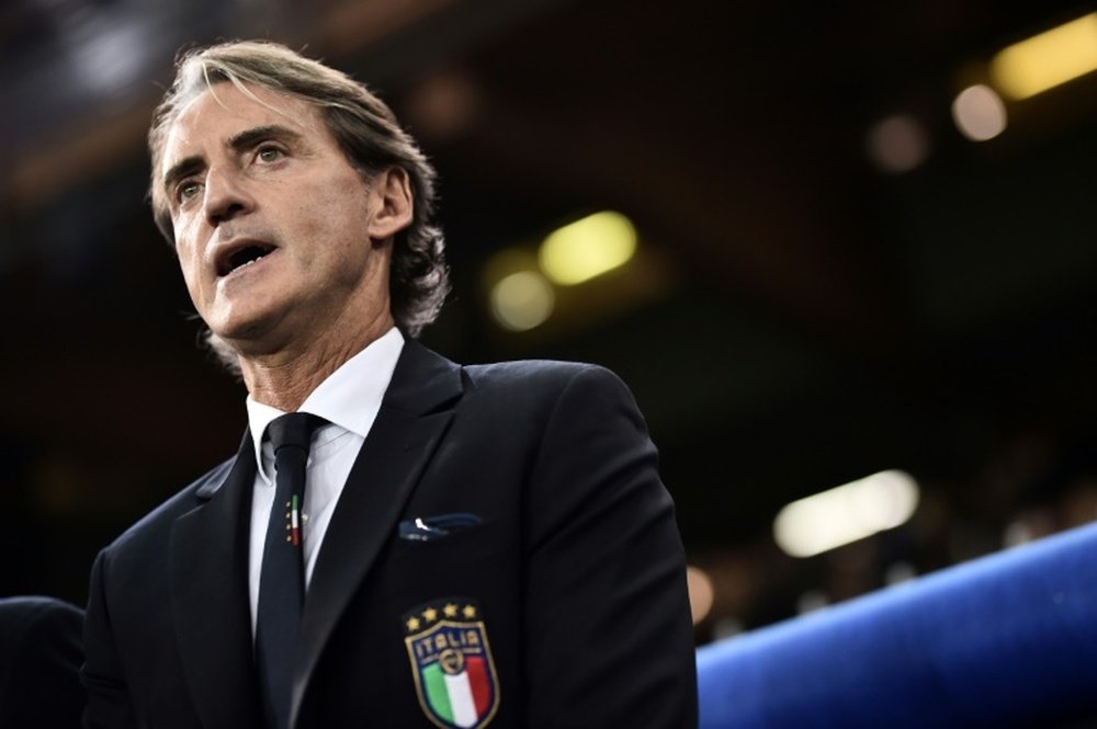 Mancini quería jugar contra él. AFP/Archivo