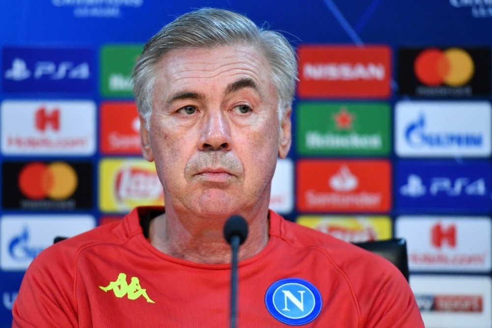 Naples Carlo Ancelotti. AFP