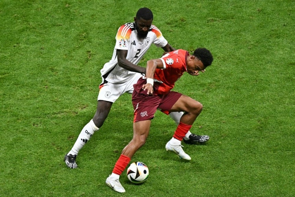 Rüdiger could be injured. AFP