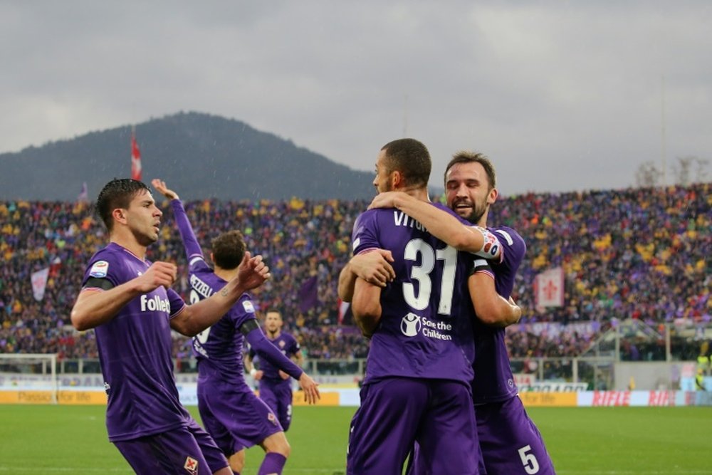 El central de la Fiorentina charló de la muerte de su compañero. AFP