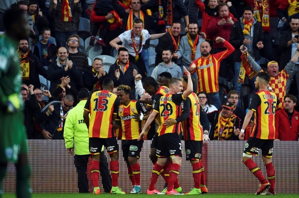 Lens souhaite continuer son parcours dans une compétition qui est l'un de ses objectifs. AFP