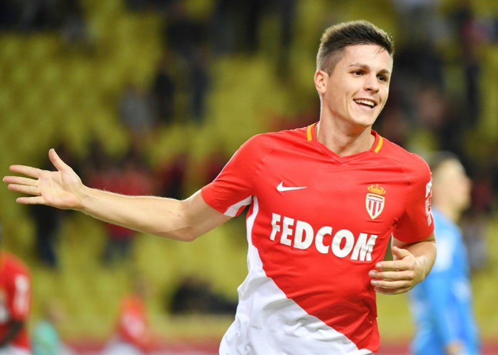 Guido Carrillo, Monaco-Guingamp. GOAL