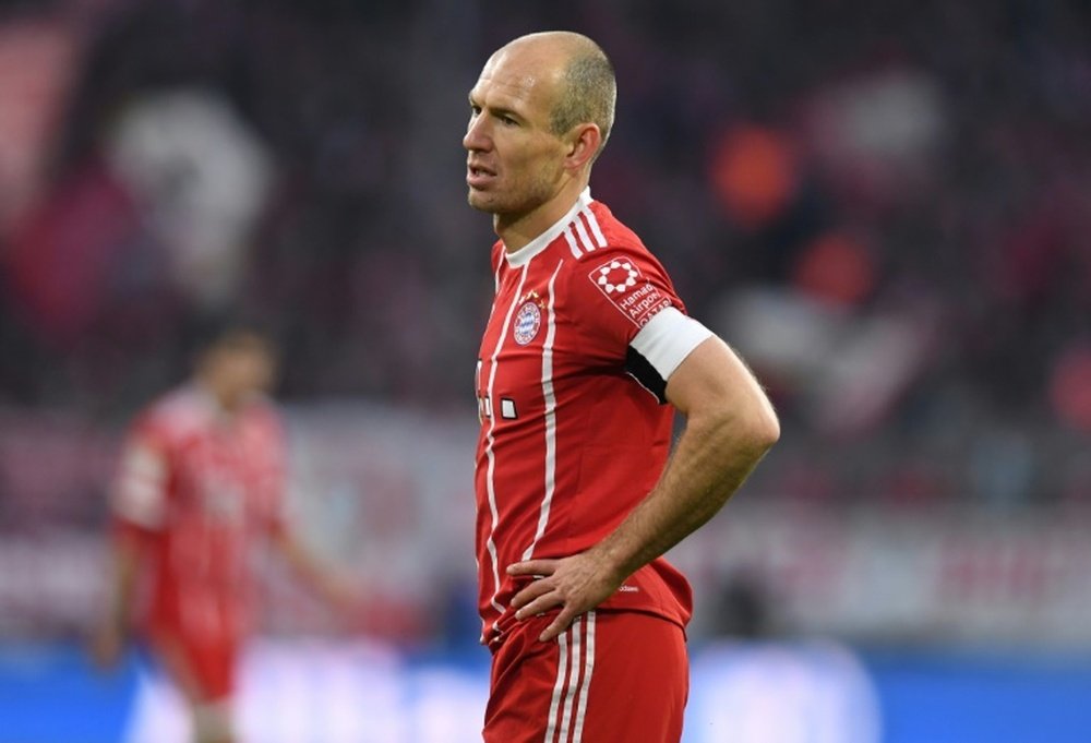 Robben relaxed over contract talks. AFP