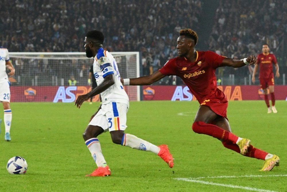 Umtiti has played 179 minutes for Lecce so far. AFP