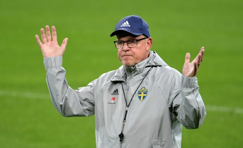 Janne Andersson apoyó a Luis Enrique tras la polémica en Suecia. AFP