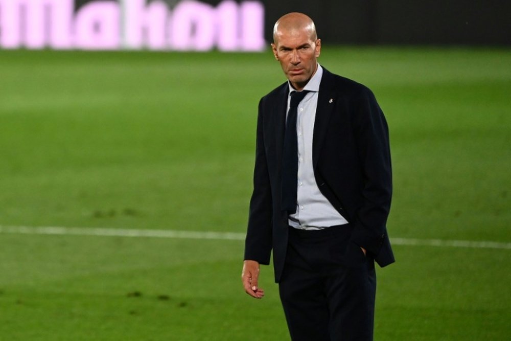 Le PSG en contact avec Zinedine Zidane. AFP