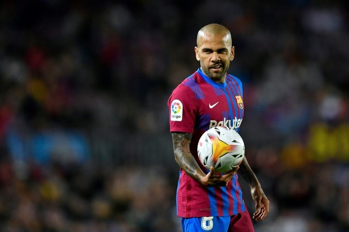 Alves will be able to say goodbye to Barcelona fans. AFP