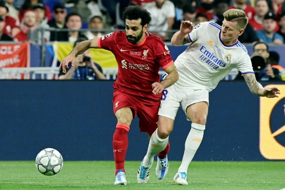 Con desobediencia al Liverpool incluida, Salah jugó lesionado con Egipto. AFP