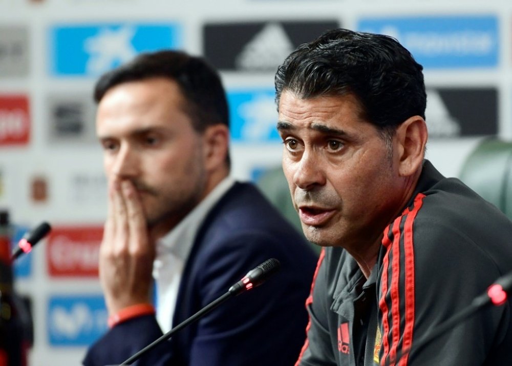 Hierro ya conoce a su cuerpo técnico. AFP