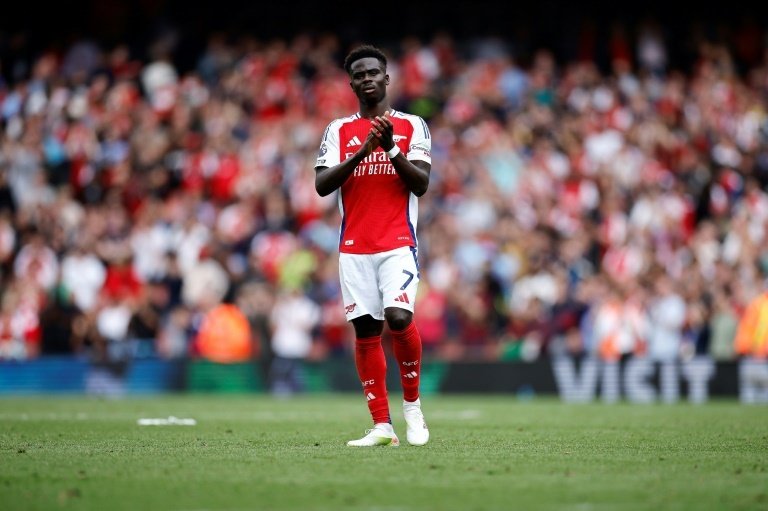 Saka set to return to full training with Arsenal