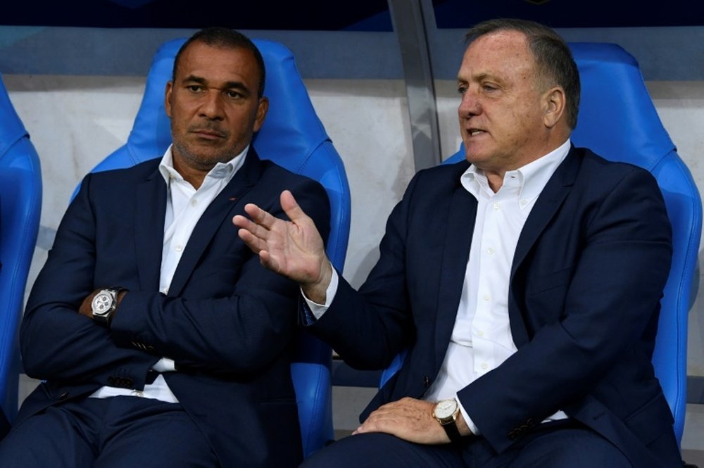 Gullit angered Netherlands manager Advocaat after posting a video of the team's dressing room. AFP