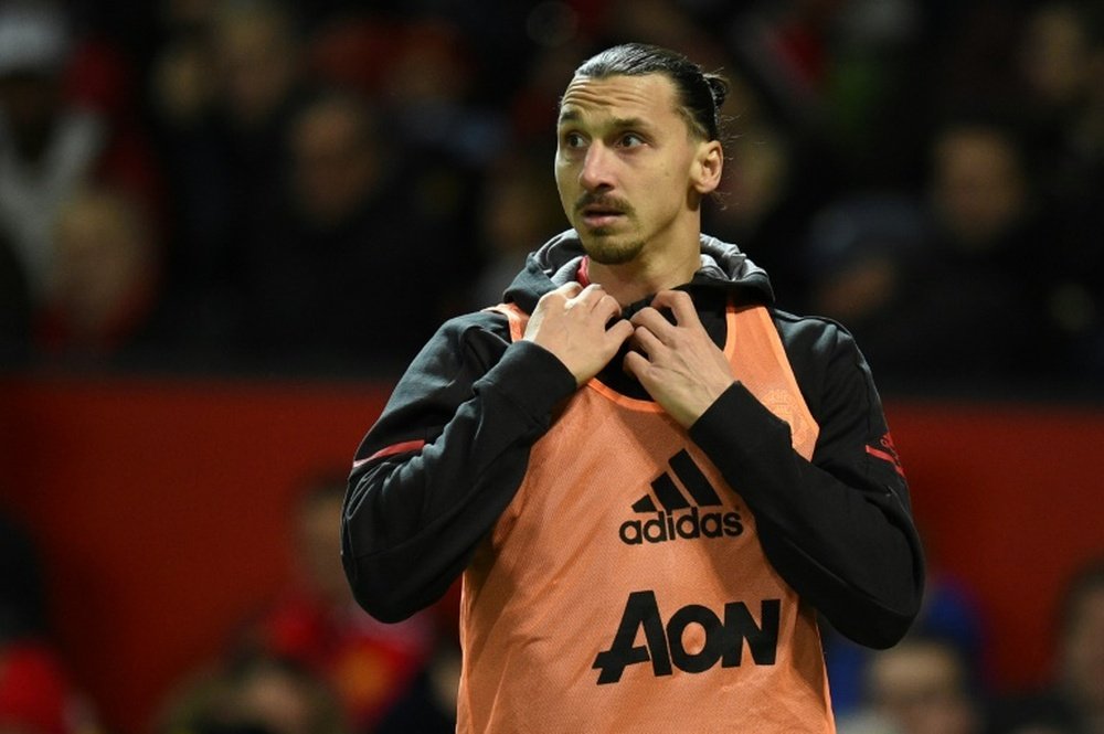 Ibrahimovic could feature against Basel. AFP