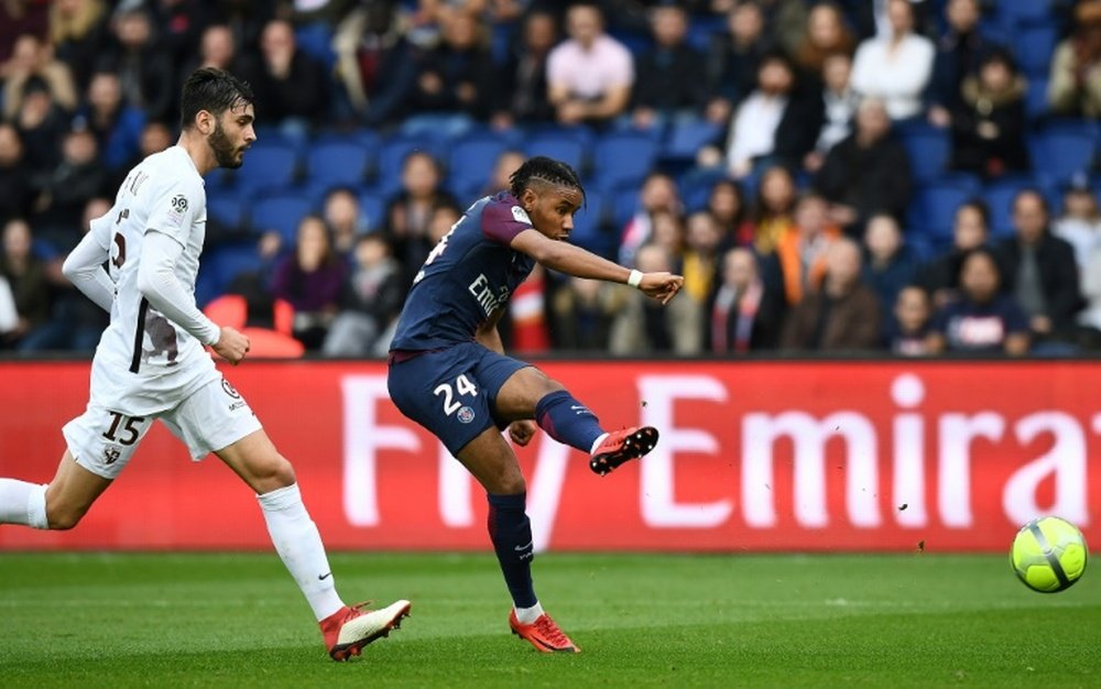 Nkunku a sorti un très gros match ce samedi. AFP