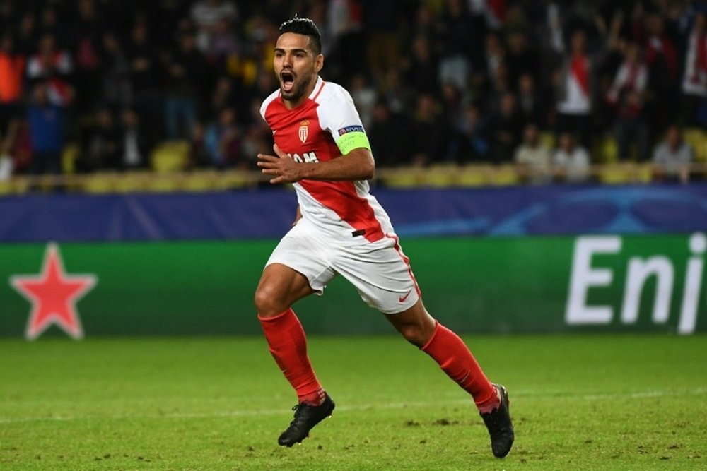 Falcao se sale. AFP