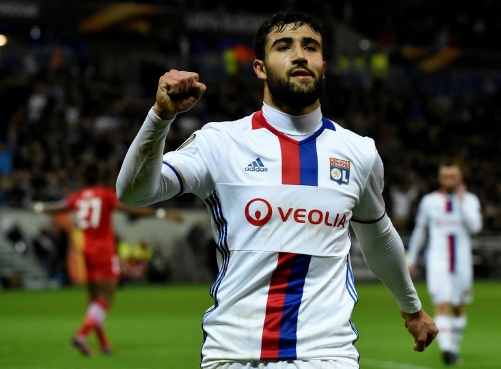 Lyon's Nabil Fekir scored against Bordeaux. AFP