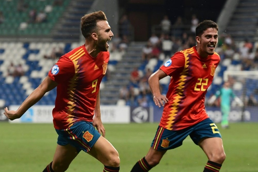 Borja Mayoral was on target as Spain brushed France aside. AFP