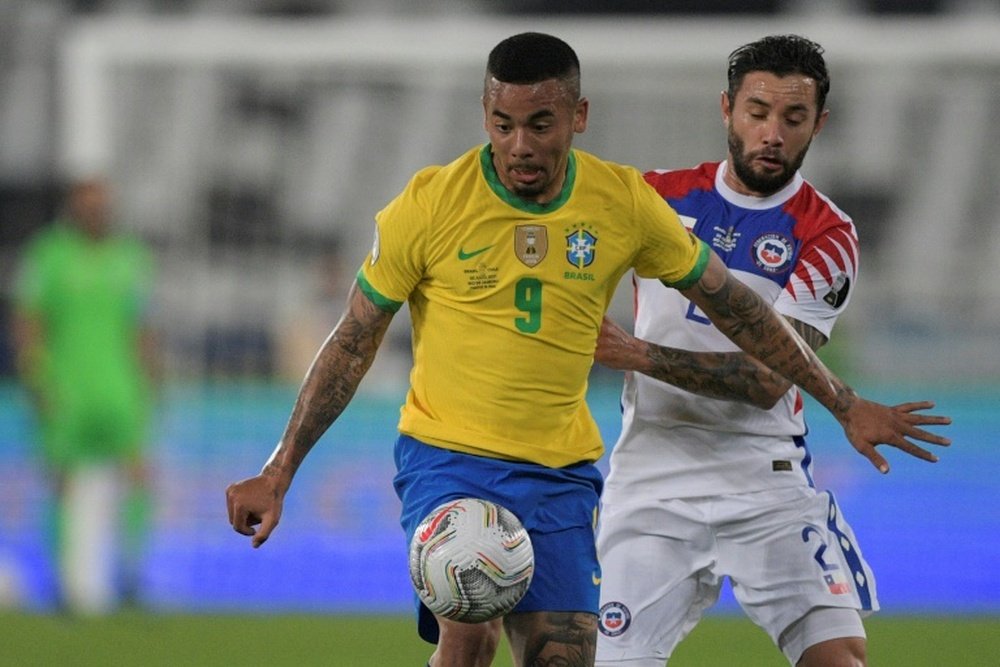 Brasil pierde a sus dos jugadores. AFP