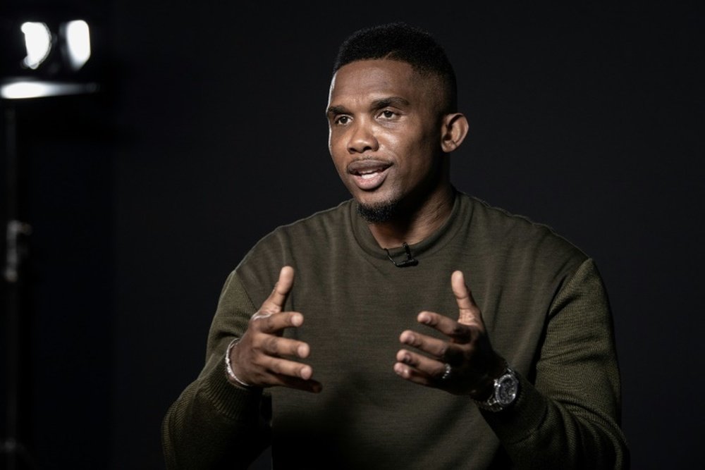 Samuel Eto'o falou de treinar o Barcelona. AFP