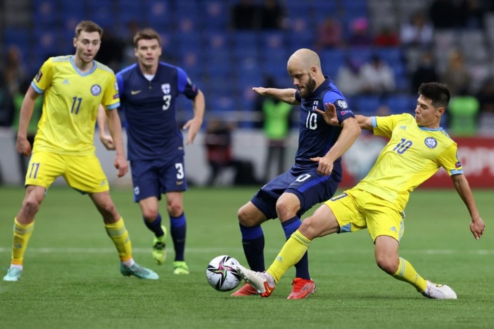 Pukki es el máximo asistente de la clasificación para la Eurocopa con 4 pases de gol. AFP