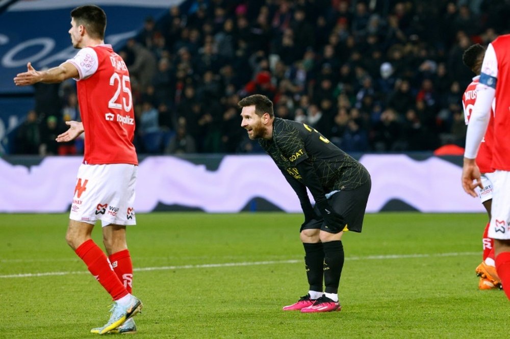 Messi está viviendo su segunda temporada como jugador del PSG. AFP