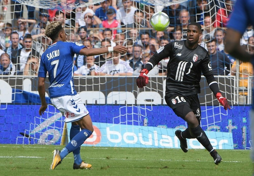 Primera derrota del Lille de Bielsa. AFP