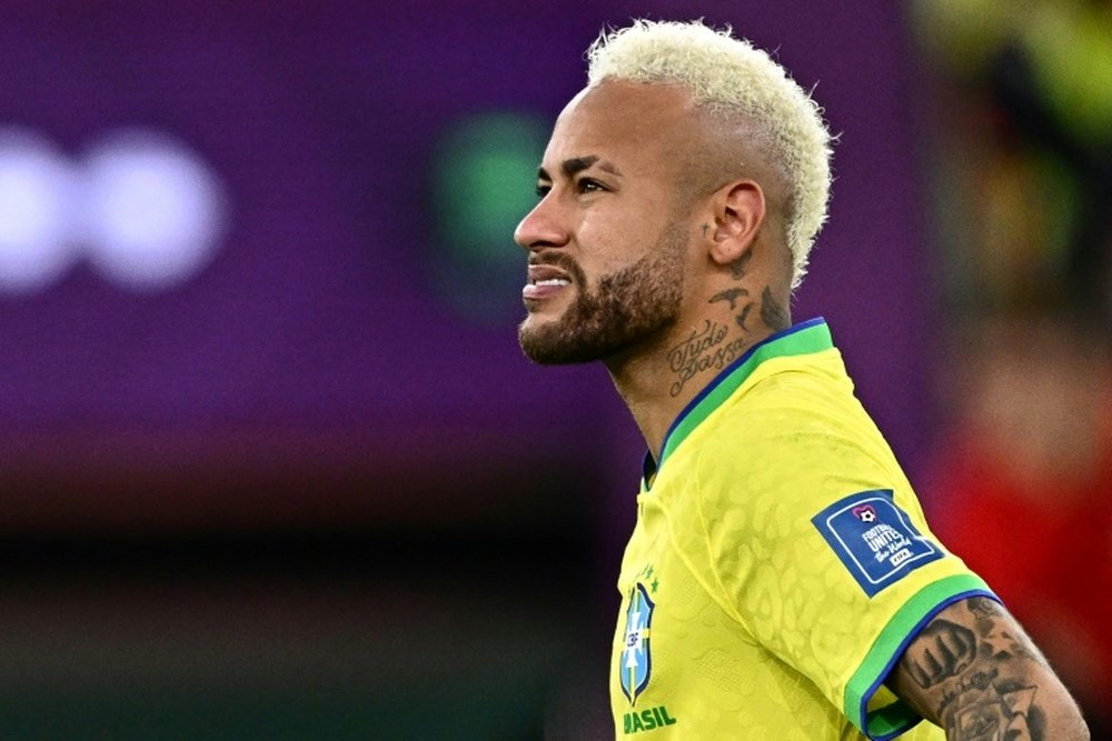 Neymar réagit à la soirée de chaos entre Brésil-Argentine. afp
