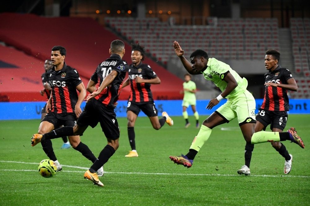 Les compos officielles du match de Ligue 1 entre Nice et Bordeaux. afp